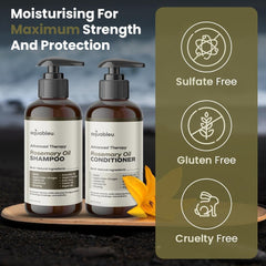 Aquableu Shampoo lather closeup reveals rich foam ideal for gentle cleansing.