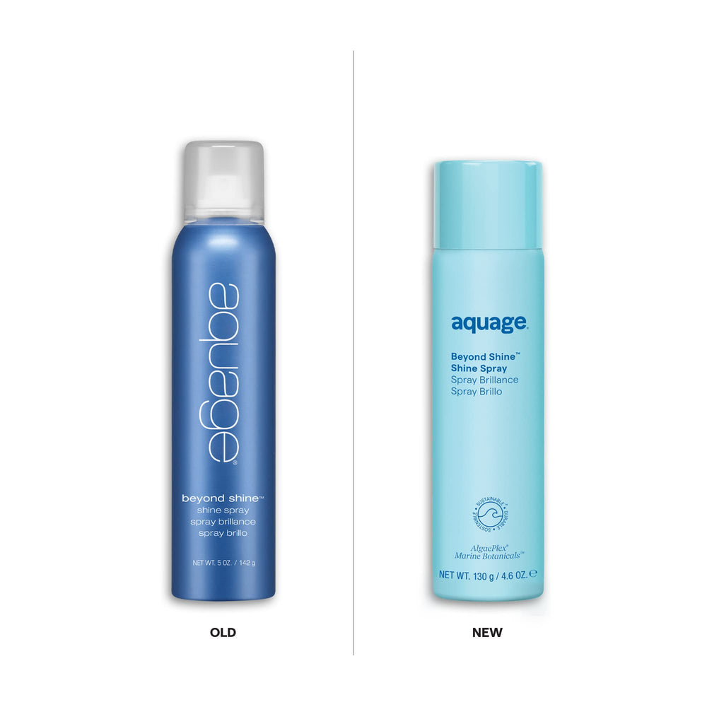 Aquage Beyond Shine applying on hair provides silky texture and smooth finish