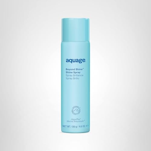 Aquage Beyond Shine packaging close-up shows portable, travel-friendly gloss enhancer