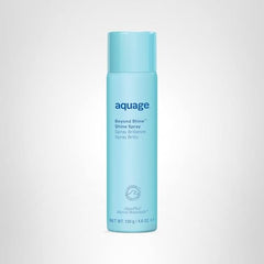 Aquage Beyond Shine packaging close-up shows portable, travel-friendly gloss enhancer