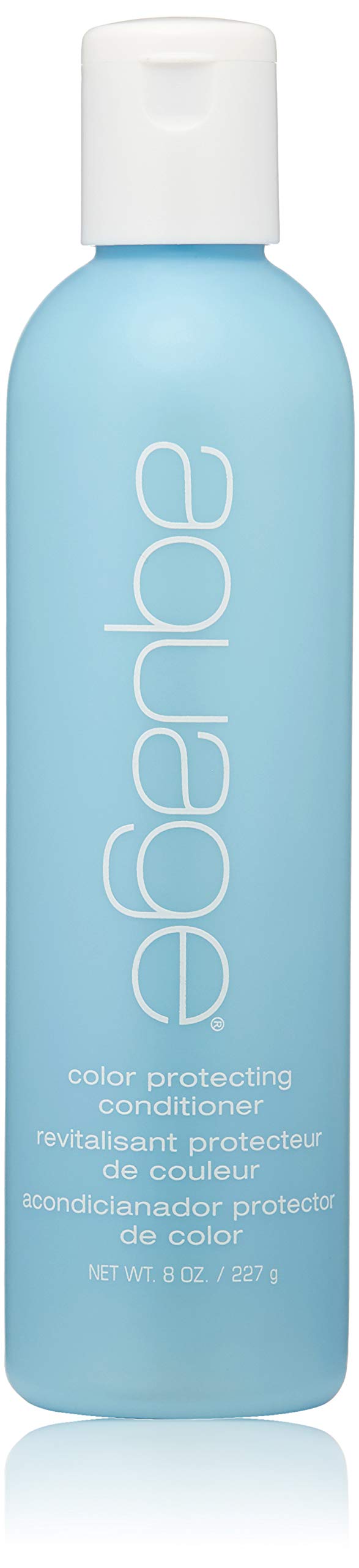 Aquage Color Protecting Conditioner bottle pour enables even distribution for color-treated hair.