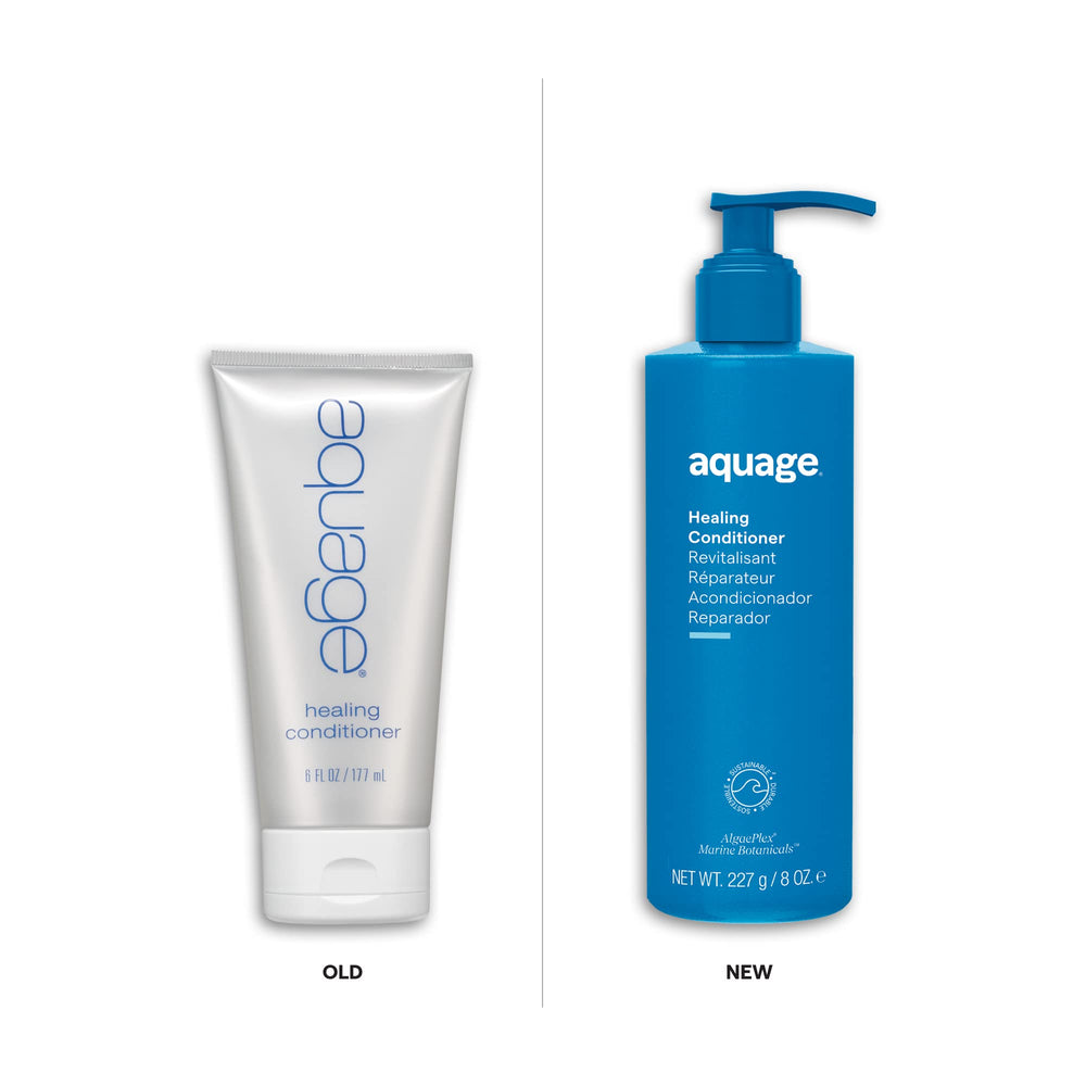 Aquage Healing Conditioner algaeplex bottle with nourishing sea botanicals for strength