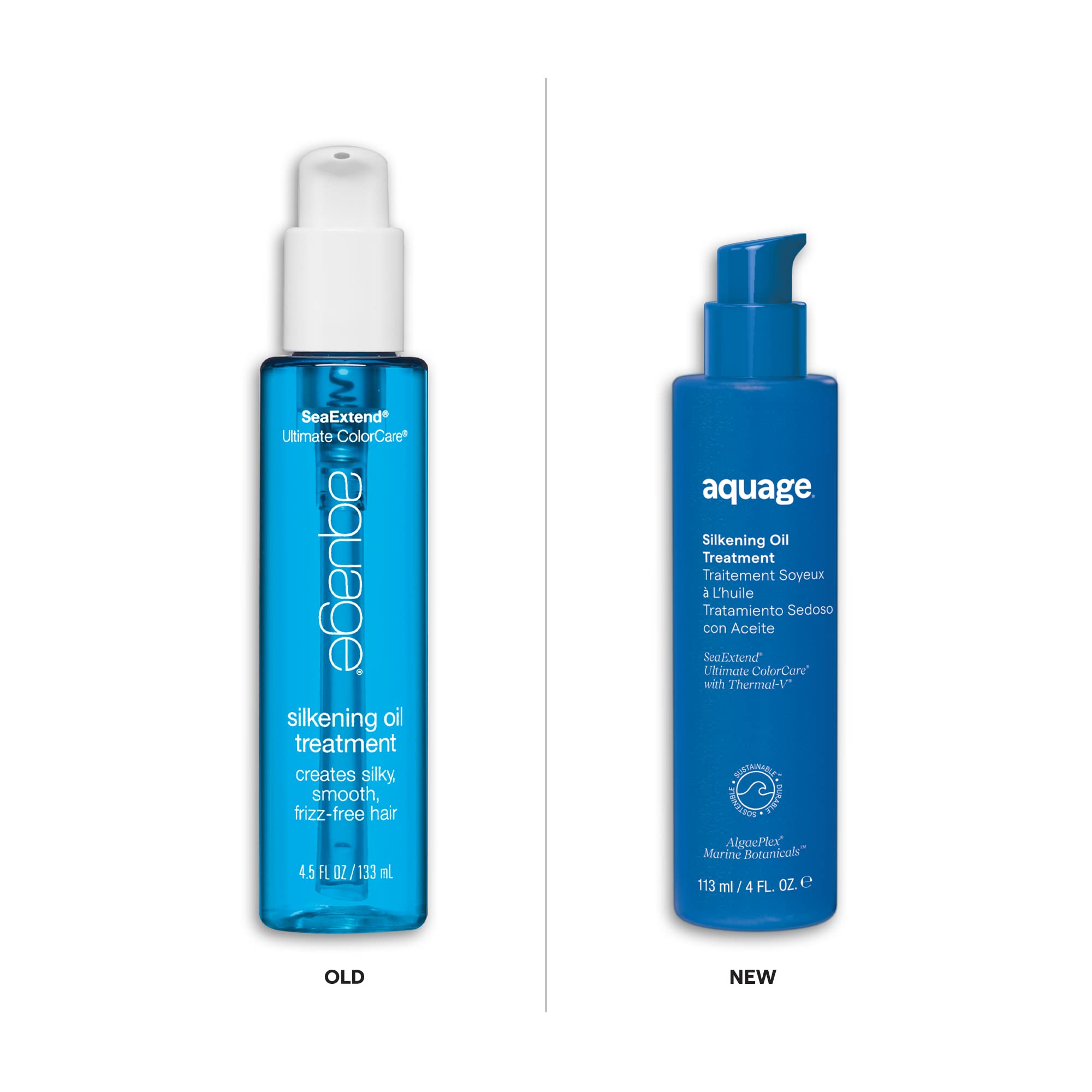 SeaExtend Silkening Oil drop on hair delivers instant shine without weighing down.