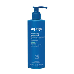 Aquage SeaExtend Thickening Conditioner bottle shows volume-boosting design.