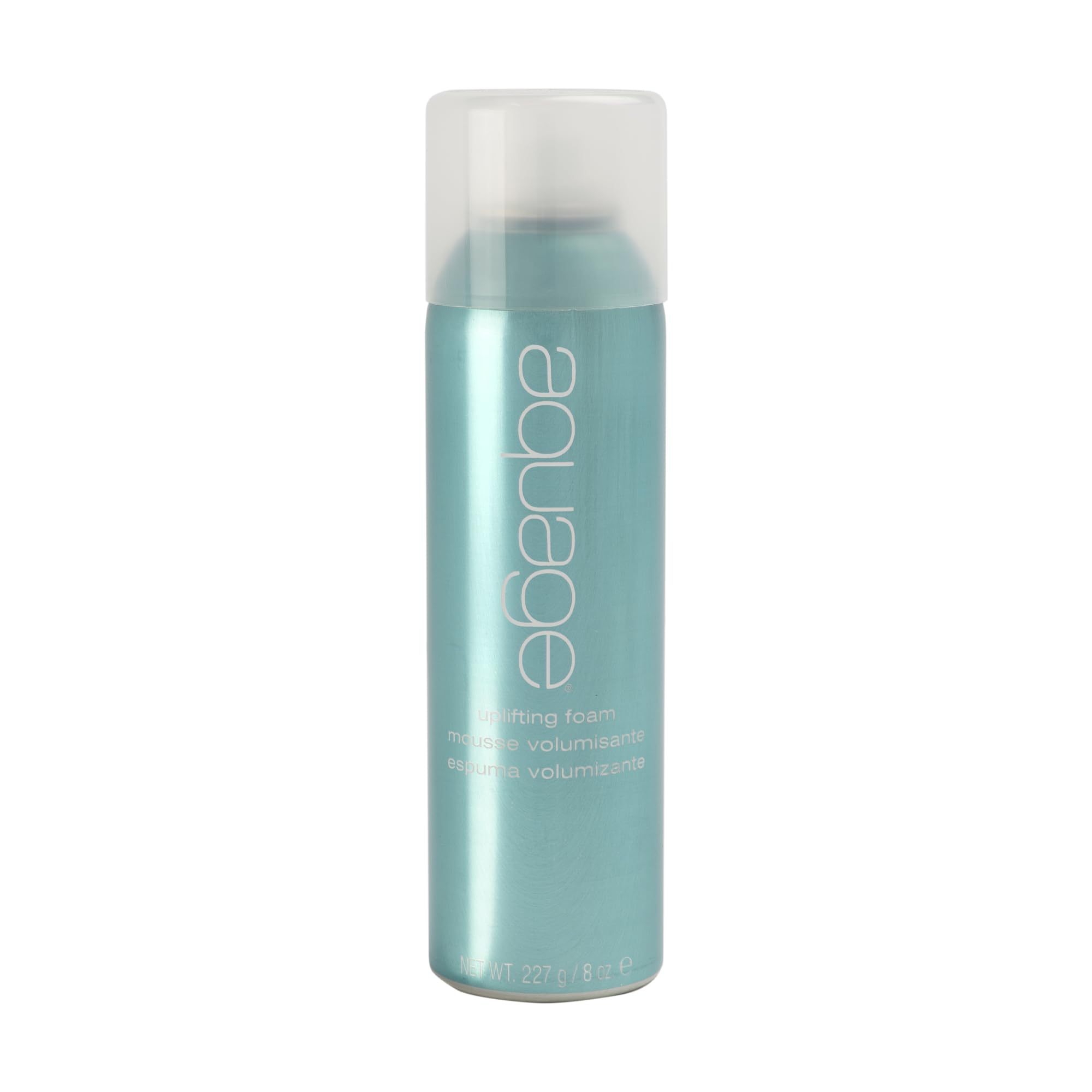 Aquage Uplifting Foam demonstrates root lift for instant volume.