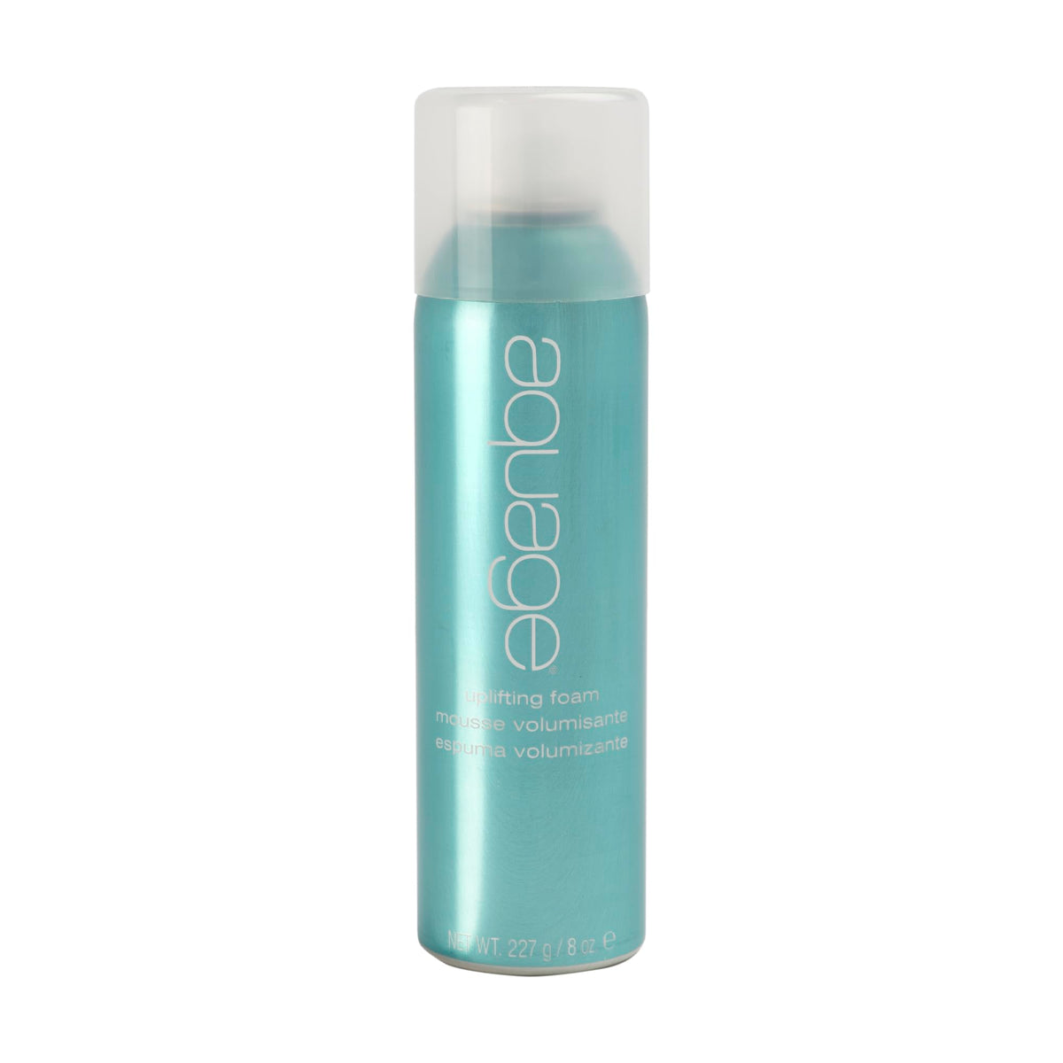 Aquage Uplifting Foam demonstrates root lift for instant volume.