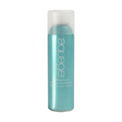Aquage Uplifting Foam demonstrates root lift for instant volume.