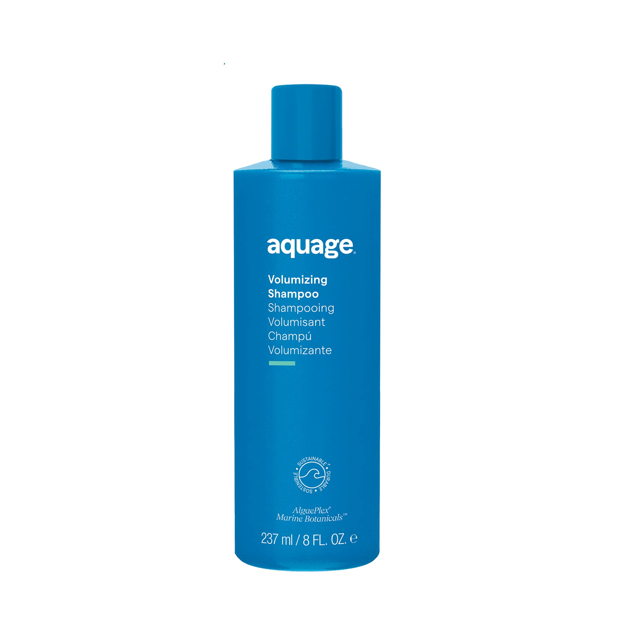 Aquage Volumizing Shampoo bottle-front view showing volume boost.