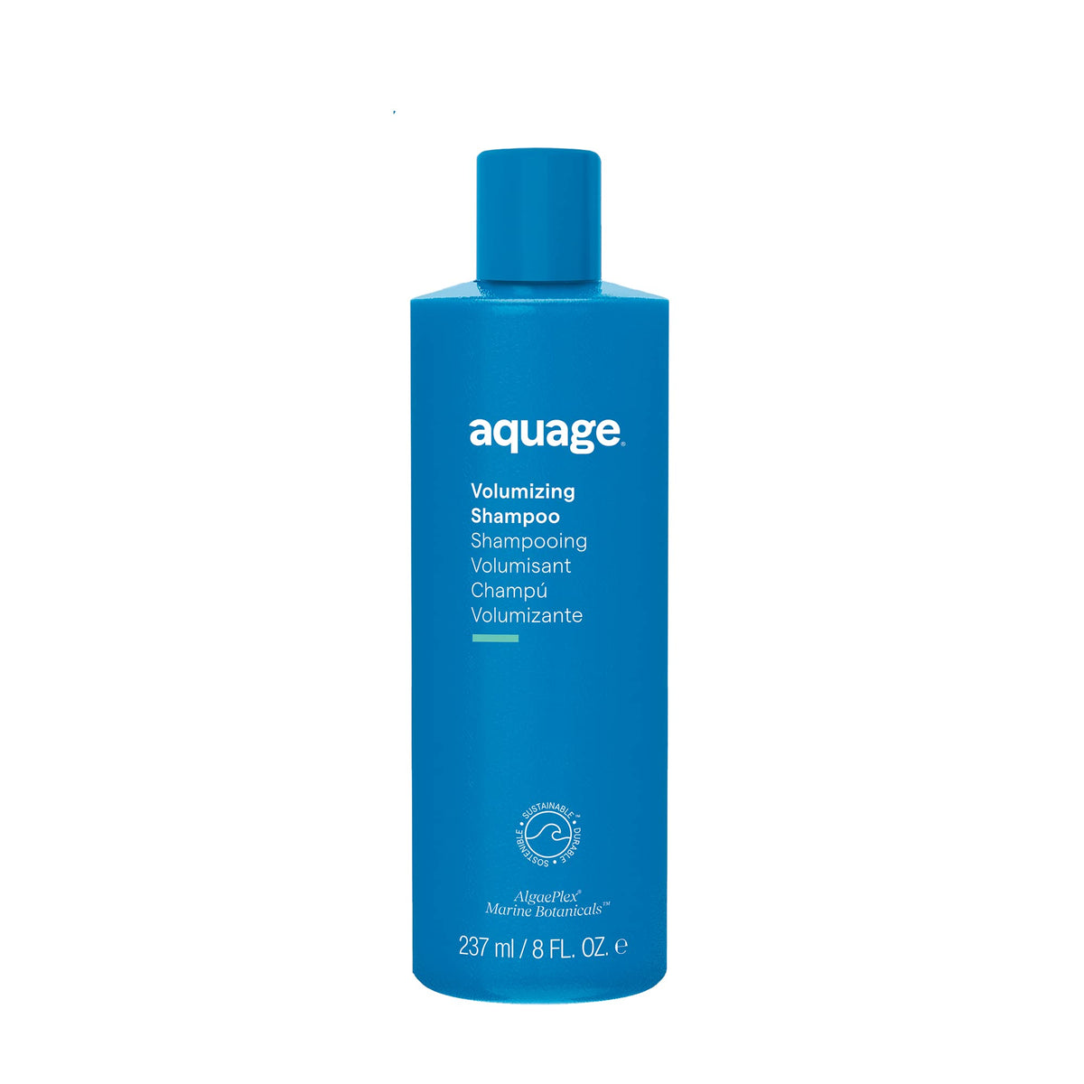 Aquage Volumizing Shampoo bottle-front view showing volume boost.