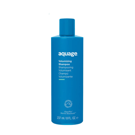 Aquage Volumizing Shampoo bottle-front view showing volume boost.