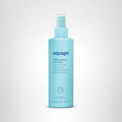 Aquage Working Spray end-result highlights a finished look with lift and manageability.