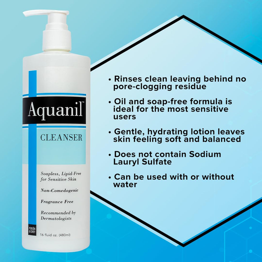 Aquanil fragrance-free label showing a clean formula