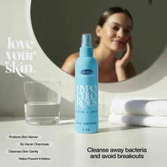 Aquia spray for eyes and face, safe and easy to use.