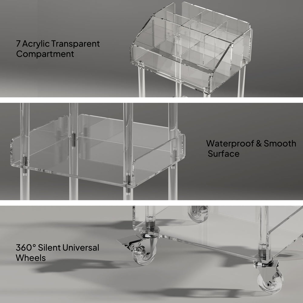 Aquiver modern, glossy design complements vanity or bathroom decor.