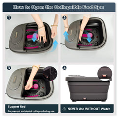 Aqvesane foot spa large size fits most feet for shared use