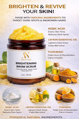 ArabelsNaturals Made in USA natural exfoliating scrub ideal for weekly body care.