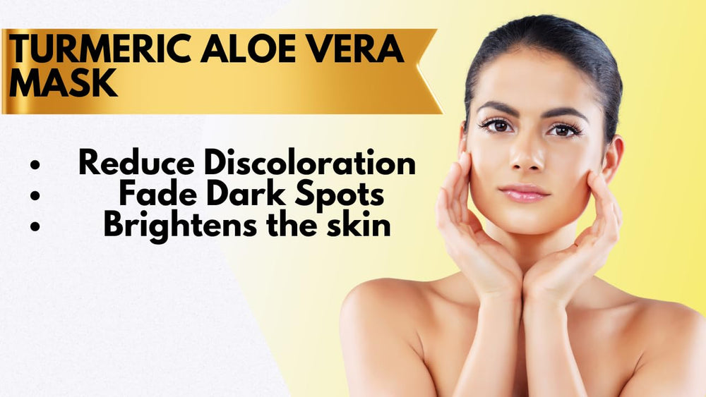 ArabelsNaturals Turmeric Aloe Mask targets pores for refined look.