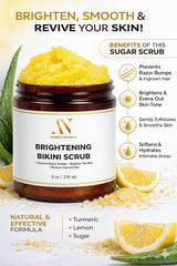 ArabelsNaturals turmeric body exfoliant brightens and revives skin tone.