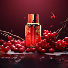 ARABIYAT Prestige Cranberry packaging, elegant unisex presentation