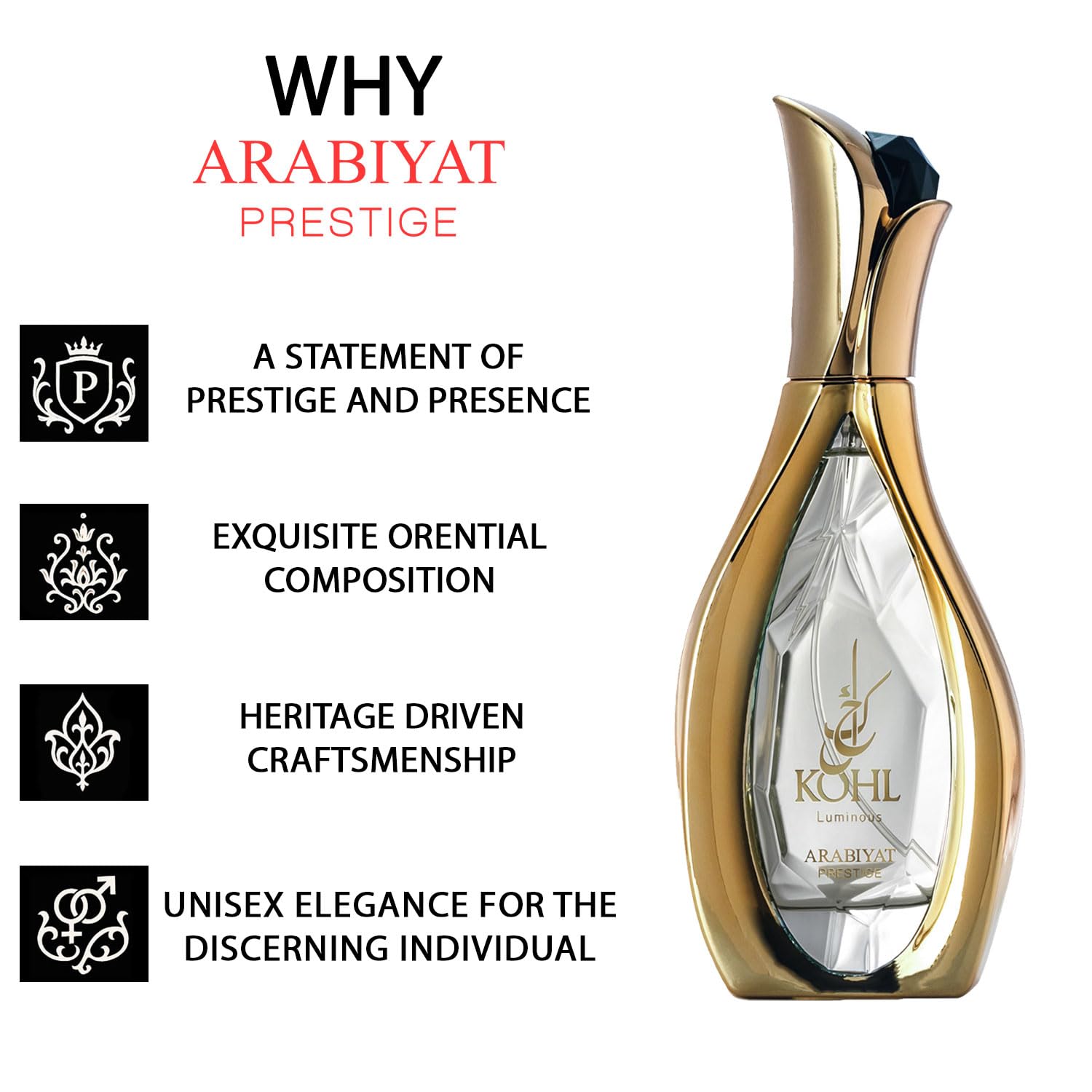 ARABIYAT Prestige Kohl Luminous packaging gift-ready and elegant.