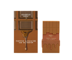 Arabiyat Sugar Toffee Ganache EDP bottle front showing creamy vanilla and hazelnut allure