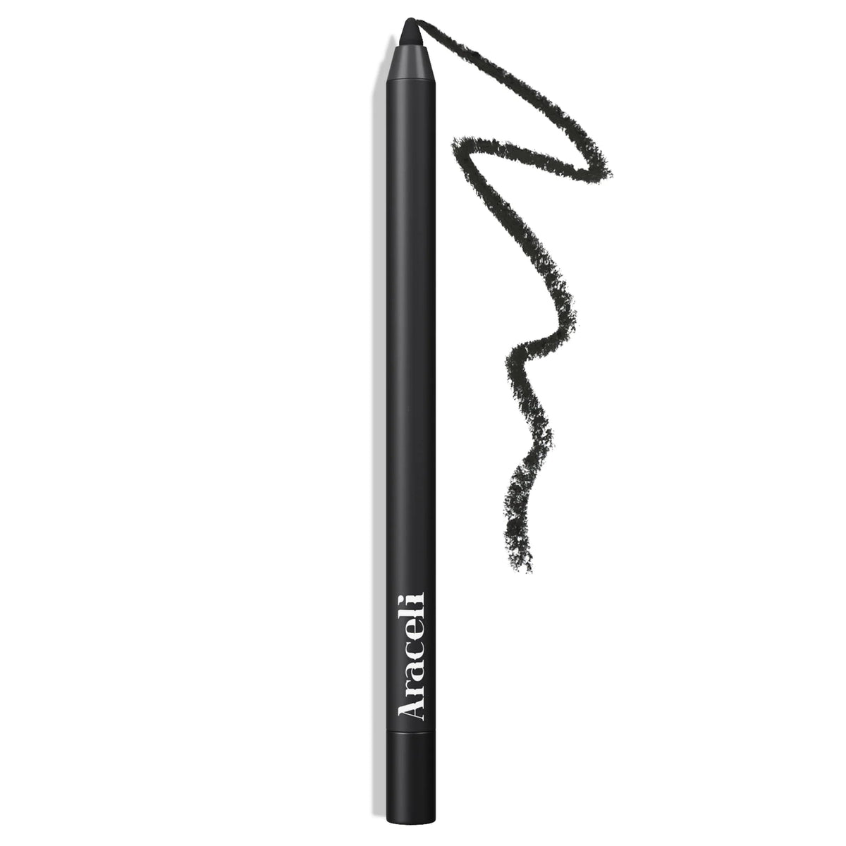 Araceli Beauty Gel Pencil Eyeliner close-up onyx black for bold, long-lasting definition.