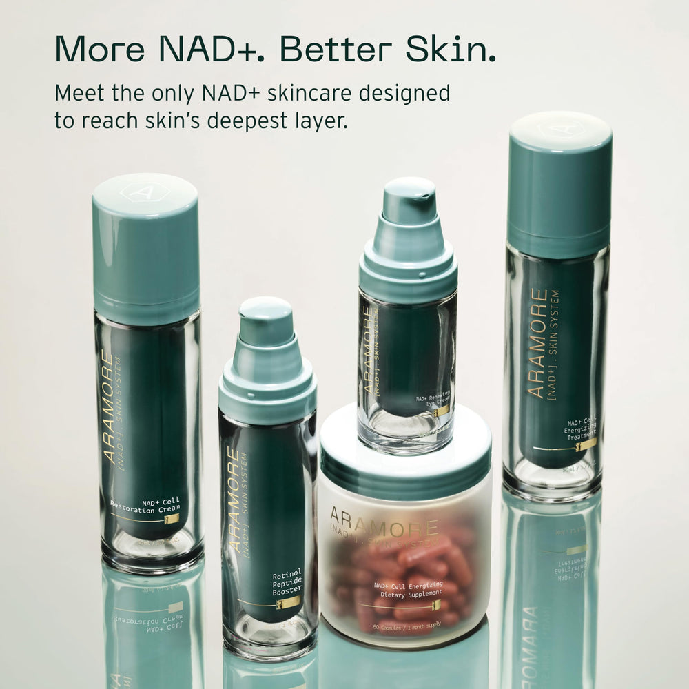 Aramore NAD+ treatment final look showing improved radiance