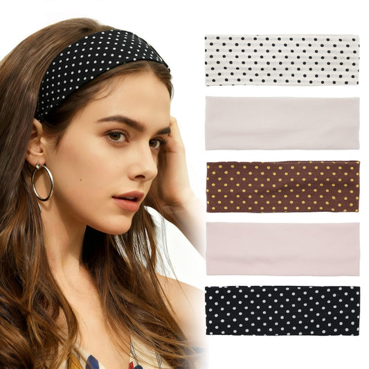 Aranya headbands polka dot set for easy daily wear and versatile outfits.