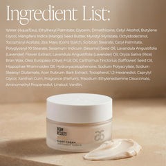 Arbonne DermResults Night Cream packaging box showcases eco-conscious certification.