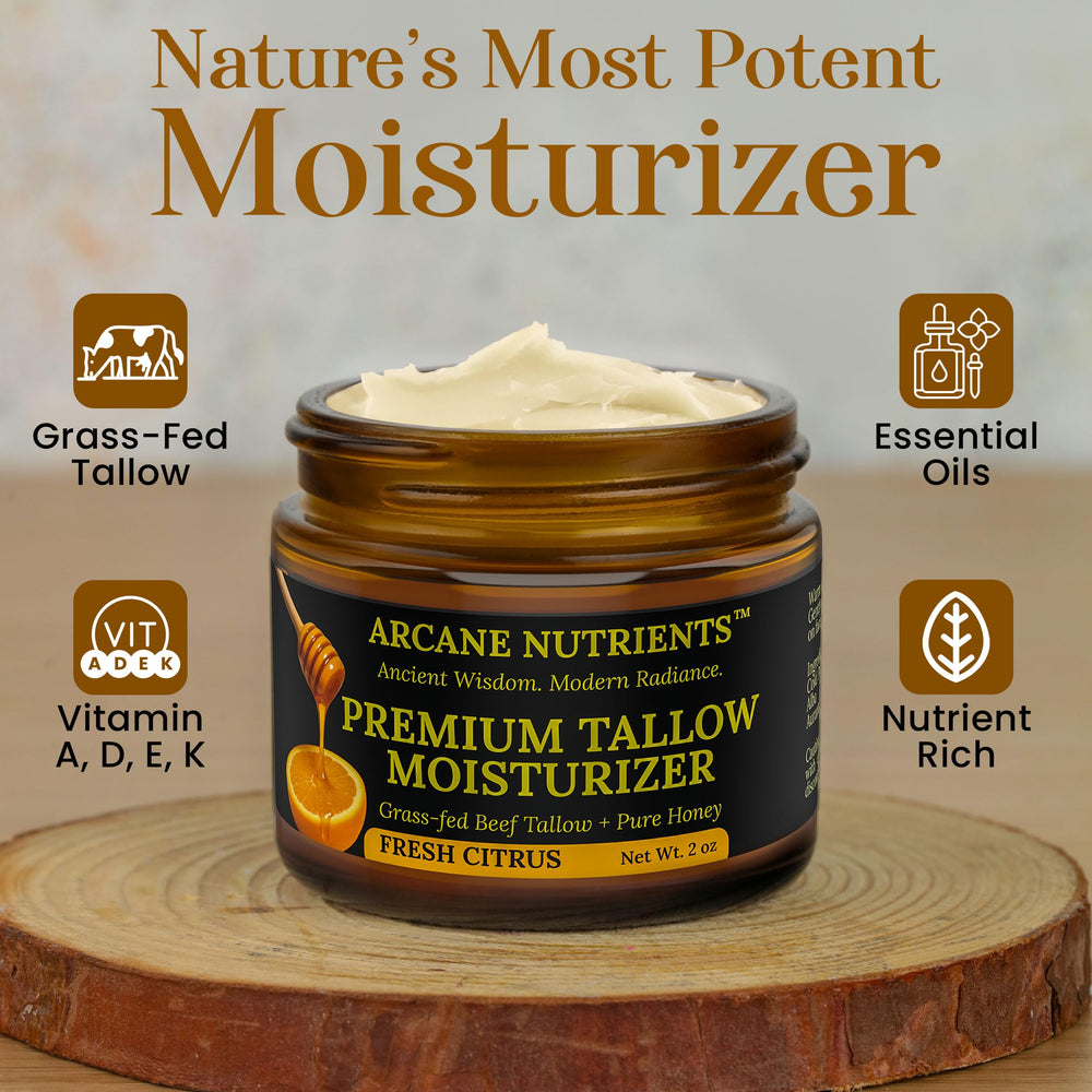 ARCANE NUTRIENTS balm pour reveals creamy texture for face and hands.