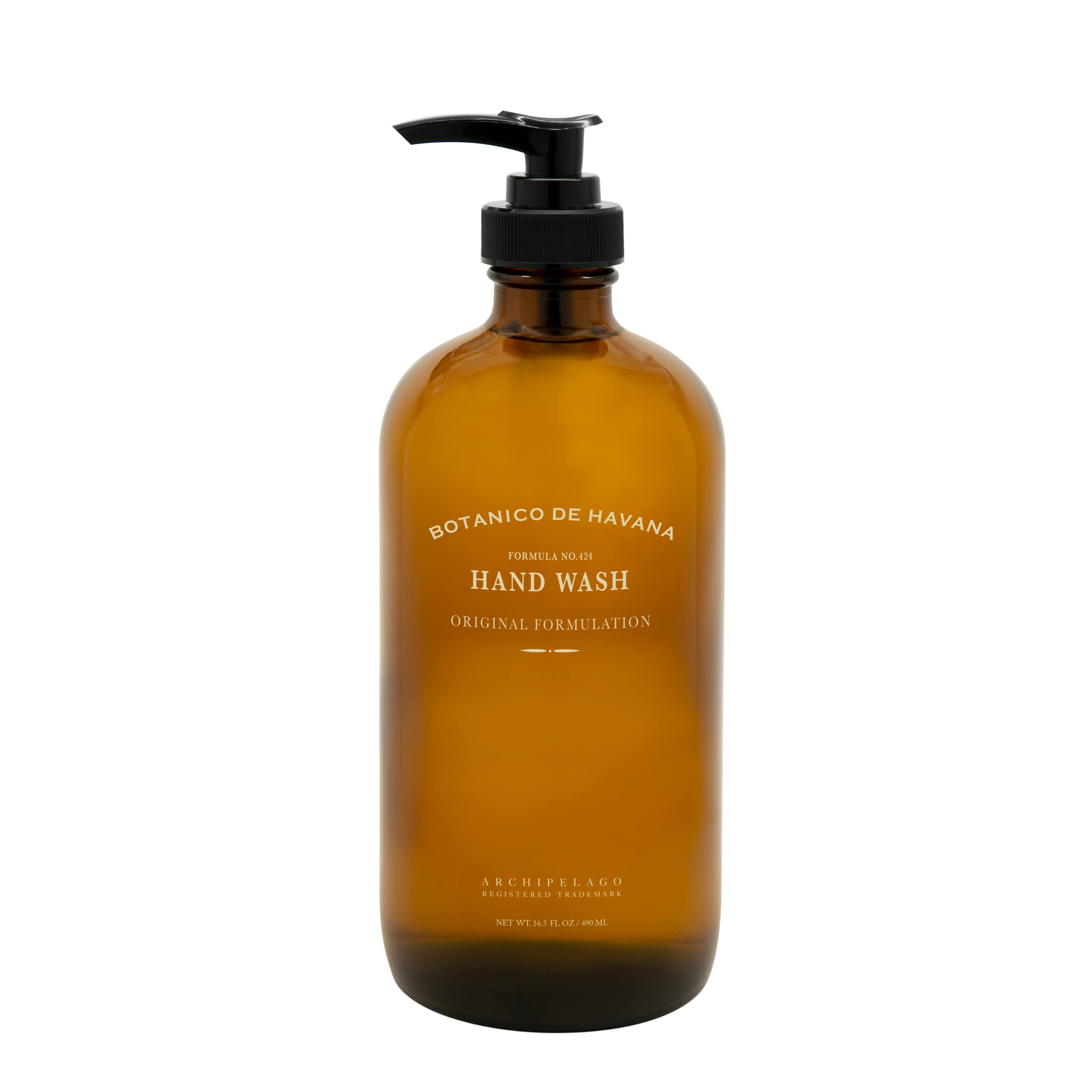 Archipelago Botanicals Botanico de Havana bottle pump for daily cleansing with moisture
