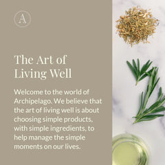Archipelago Botanicals Hand Creme application on hands; quick-absorb moisturizing routine
