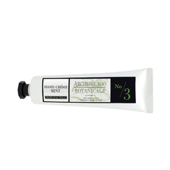 Archipelago Botanicals Morning Mint Hand Creme being applied, softening hands after washing.
