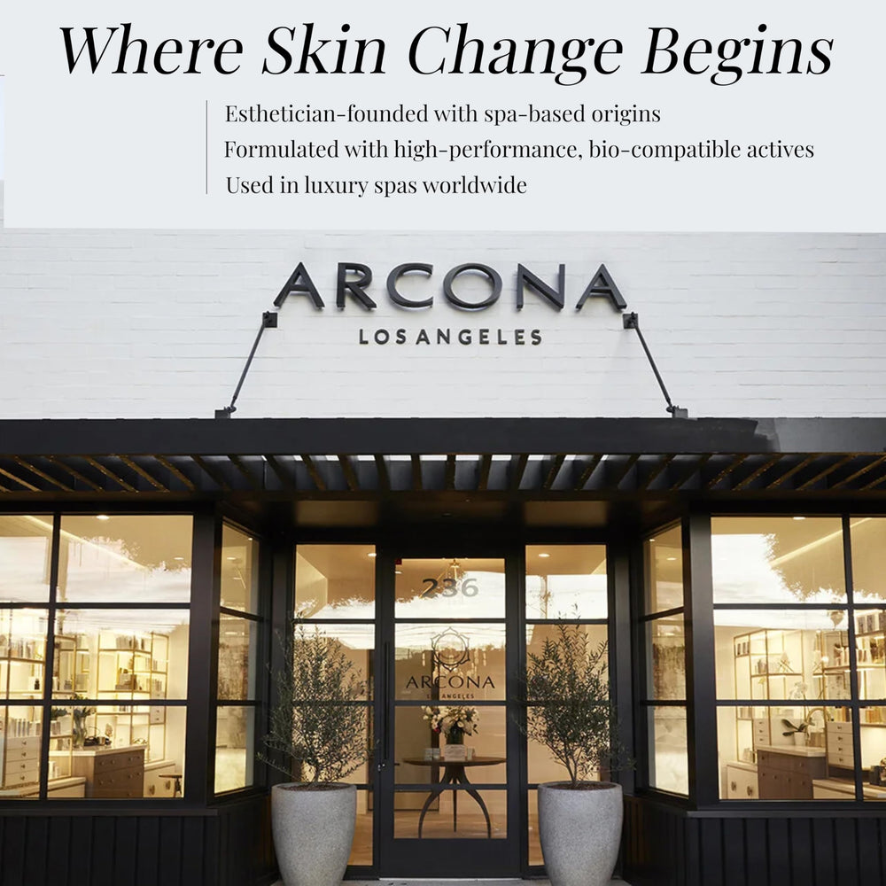 Applying ARCONA Raspberry Clarifying Pads to cleanse and tone in AM or PM routines