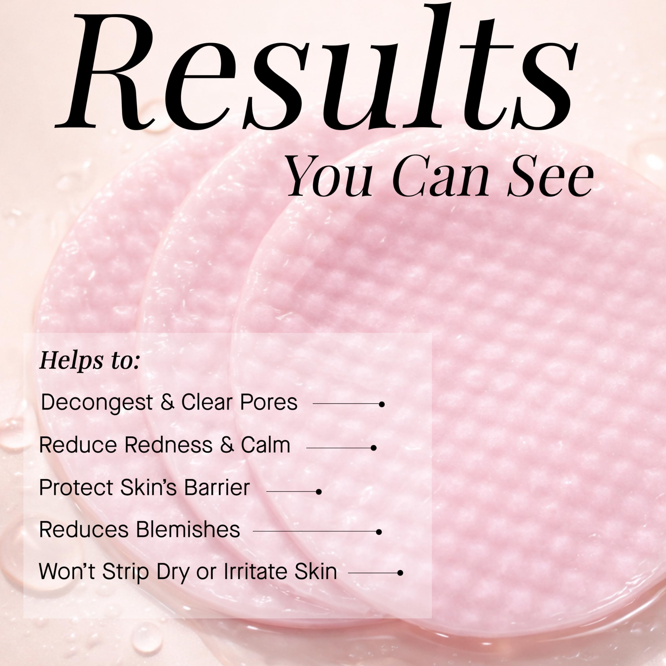 ARCONA Raspberry Clarifying Pads bottle shown for quick AM/PM skincare use
