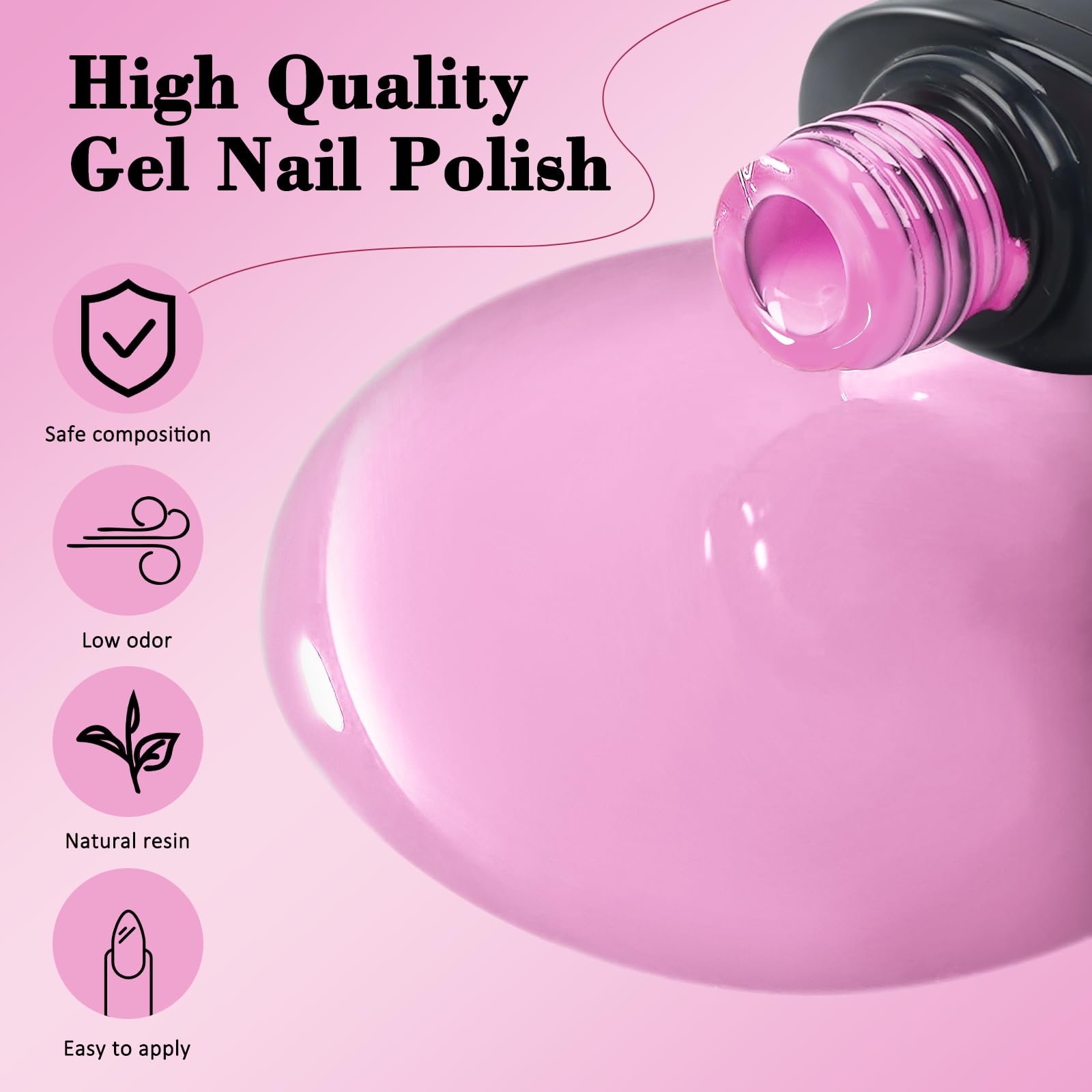 ARCWEISSO 36 colors gel nail polish offering versatile shades for every season and style