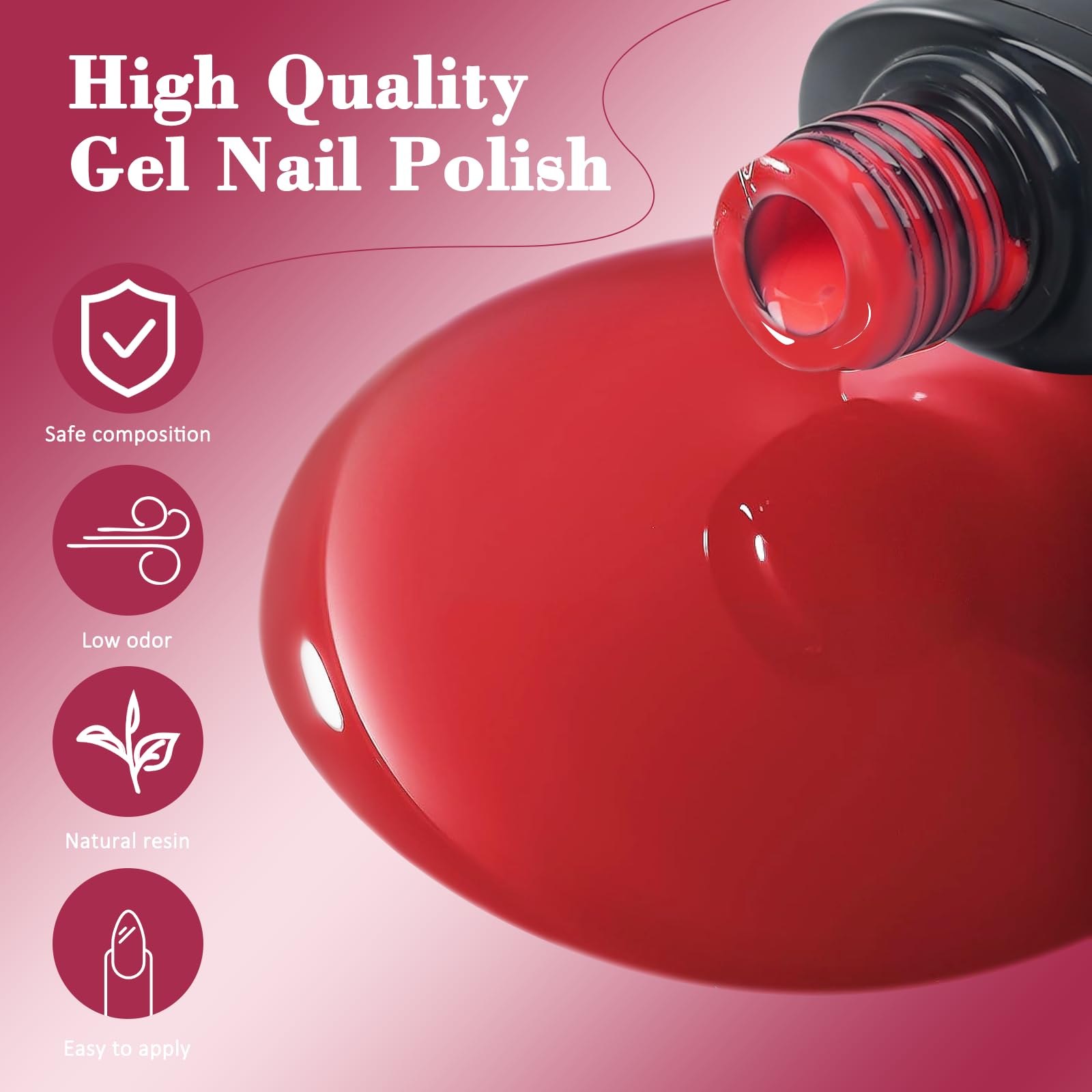 ARCWEISSO base and top coats with glitter and matte finishes.