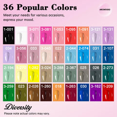 ARCWEISSO UV nail lamp with 21 beads for quick curing and consistent gel finish