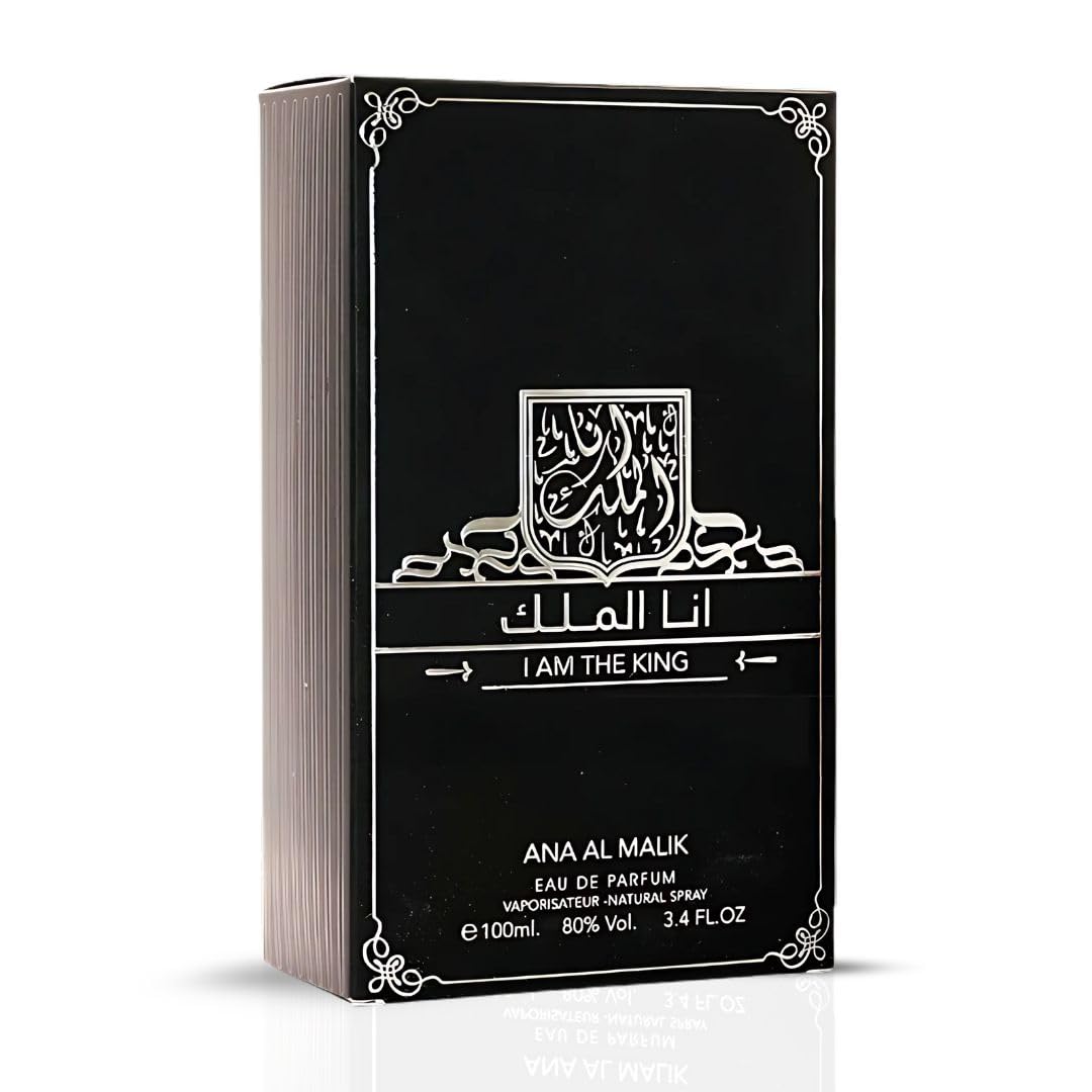 Ard al Zaafaran I Am The King cap detail highlighting premium finish