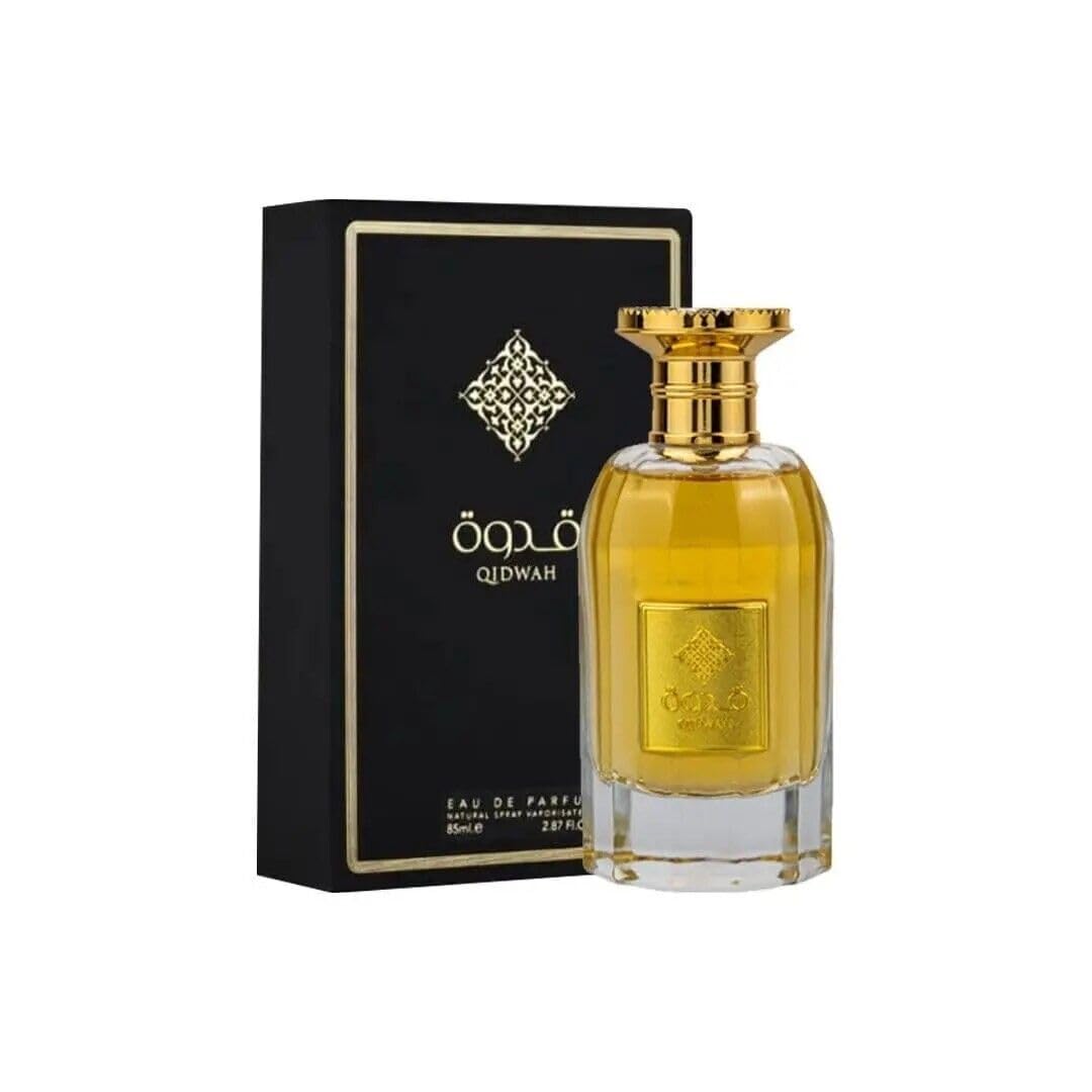 Qidwah spray release captures citrus and spice, suitable for all genders.