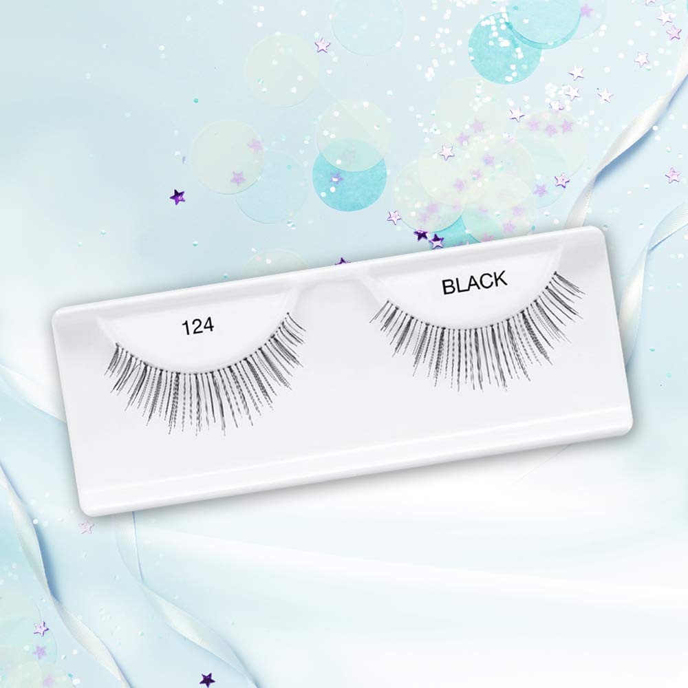 Ardell 100% human hair lashes offer comfortable, reusable wear.