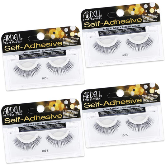 Ardell 105S self-adhesive lashes pack offers quick, mess-free wear.