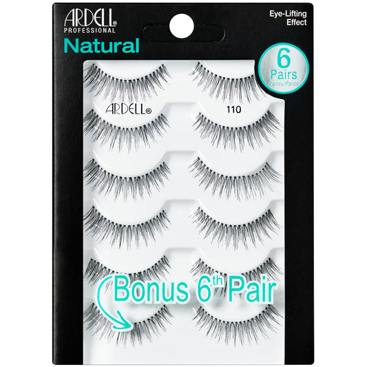 Ardell 110 natural lashes strip for effortless, natural-looking enhancement.