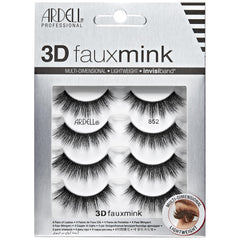 Ardell 3D Faux Mink 852 lashes in full-volume style for natural glamour and versatility.