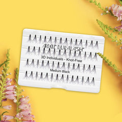 Ardell 3D Medium Black lashes reusable pack for extended wear