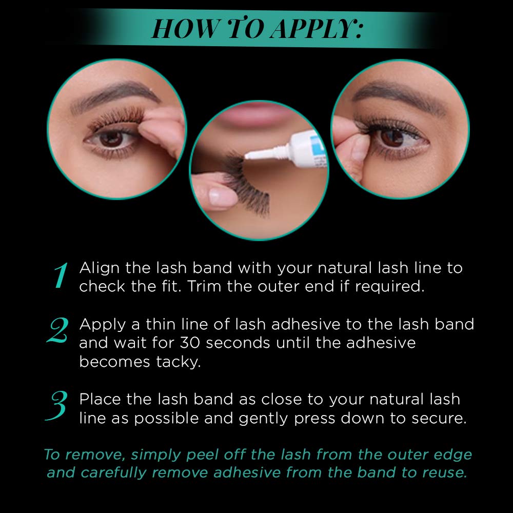 Four reusable lash pairs offer value and varied styling with proper care.