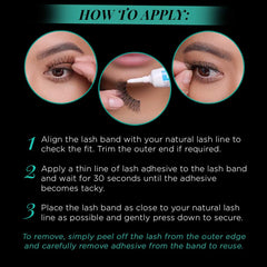 Four reusable lash pairs offer value and varied styling with proper care.