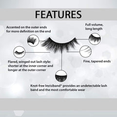 Ardell 852 natural-look false lashes blend with real lashes seamlessly.