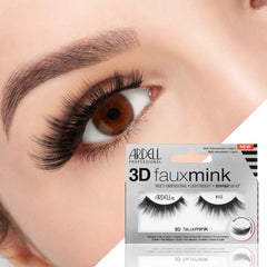 Ardell 852 wispy multidimensional lashes create soft feathered finish.