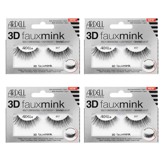 Ardell 857 3D Faux Mink Lashes with outer corners flare for dramatic definition